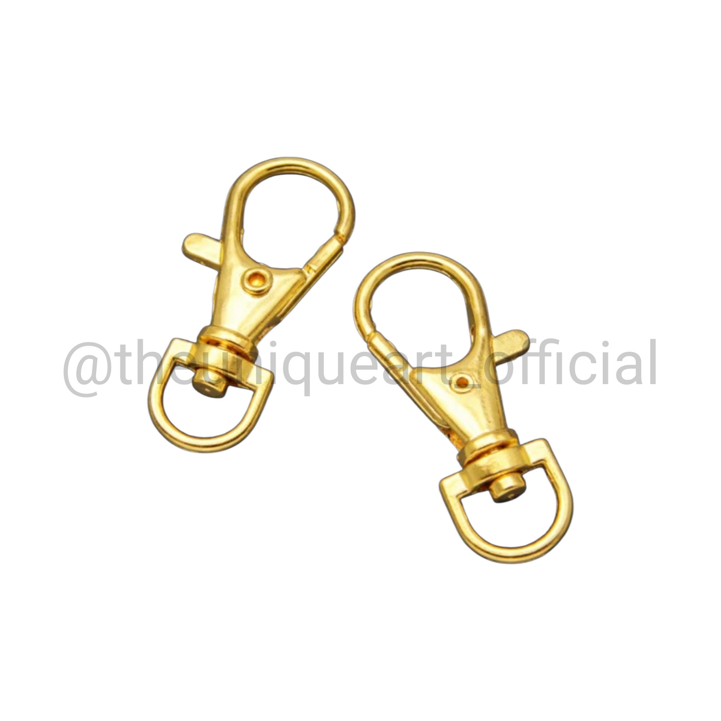 Gold Swivel Lobster Clasps: Alloy Key Chain Purse Clip