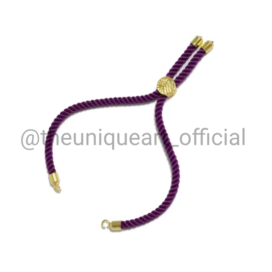 Wine/Amethyst Bracelet Cord