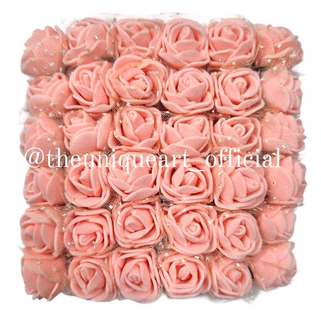 Foam Flower Peachish Pink (6pcs)