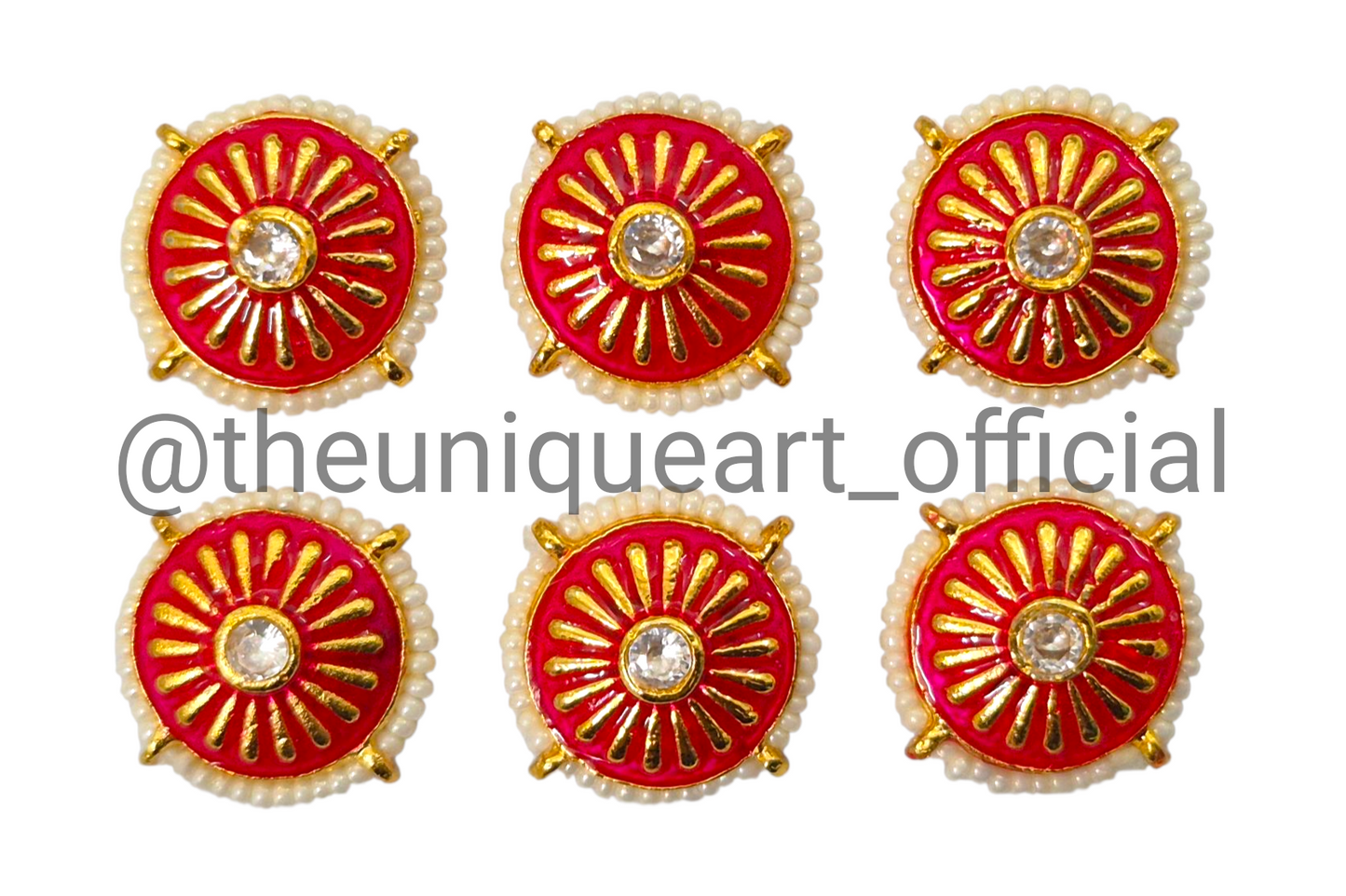 Round Minkari Rani with Glass Beads