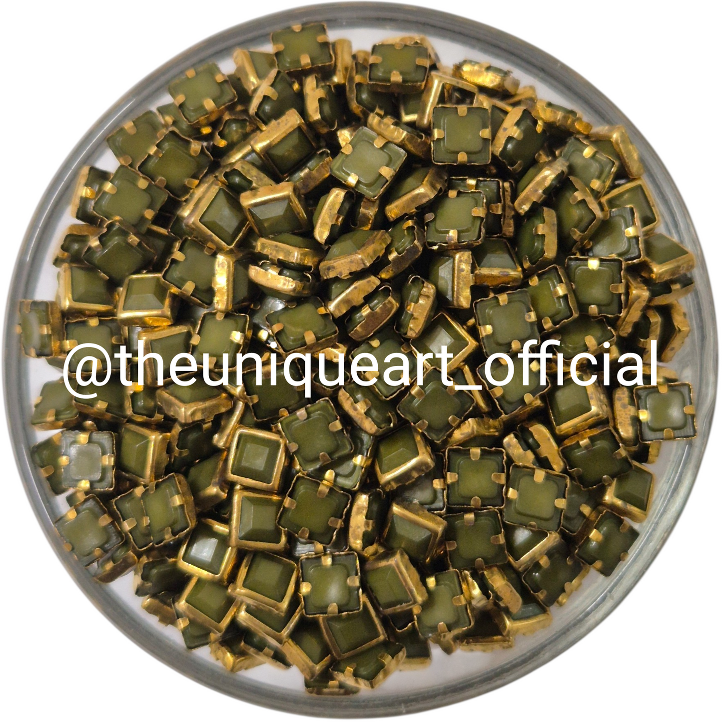 Olive Green 4x4mm