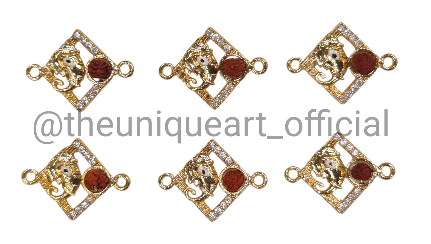Square Ganesha AD Charms