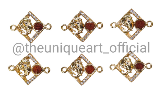 Square Ganesha AD Charms