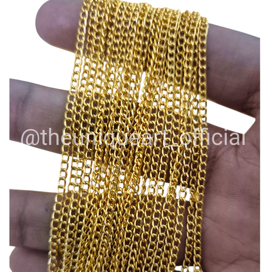 Anti Turnish D3 Chain Dark Gold