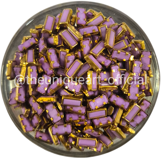 Lilac Purple 3x7 Rectangle