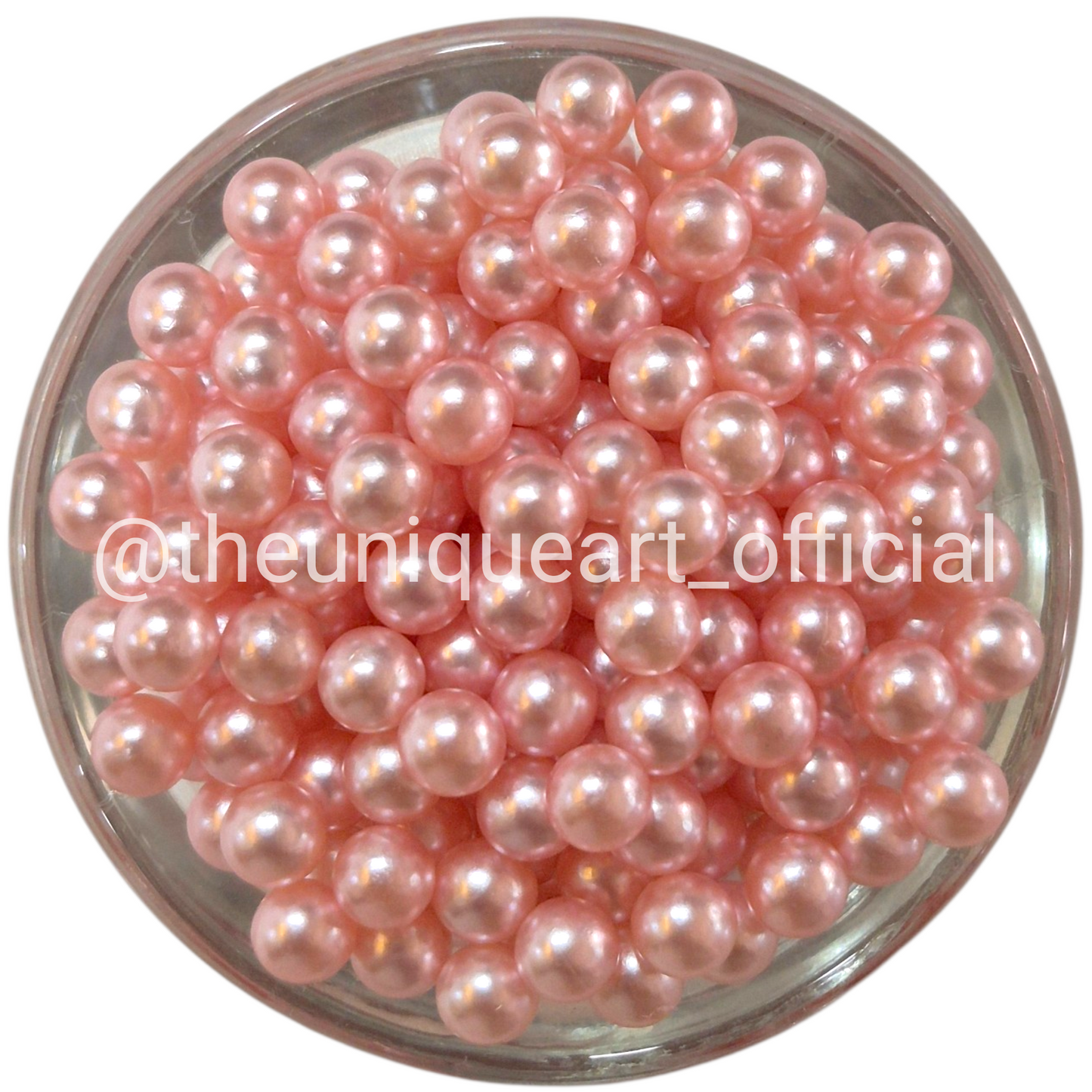 Light Pink High Quality 6mm No Hole Beads