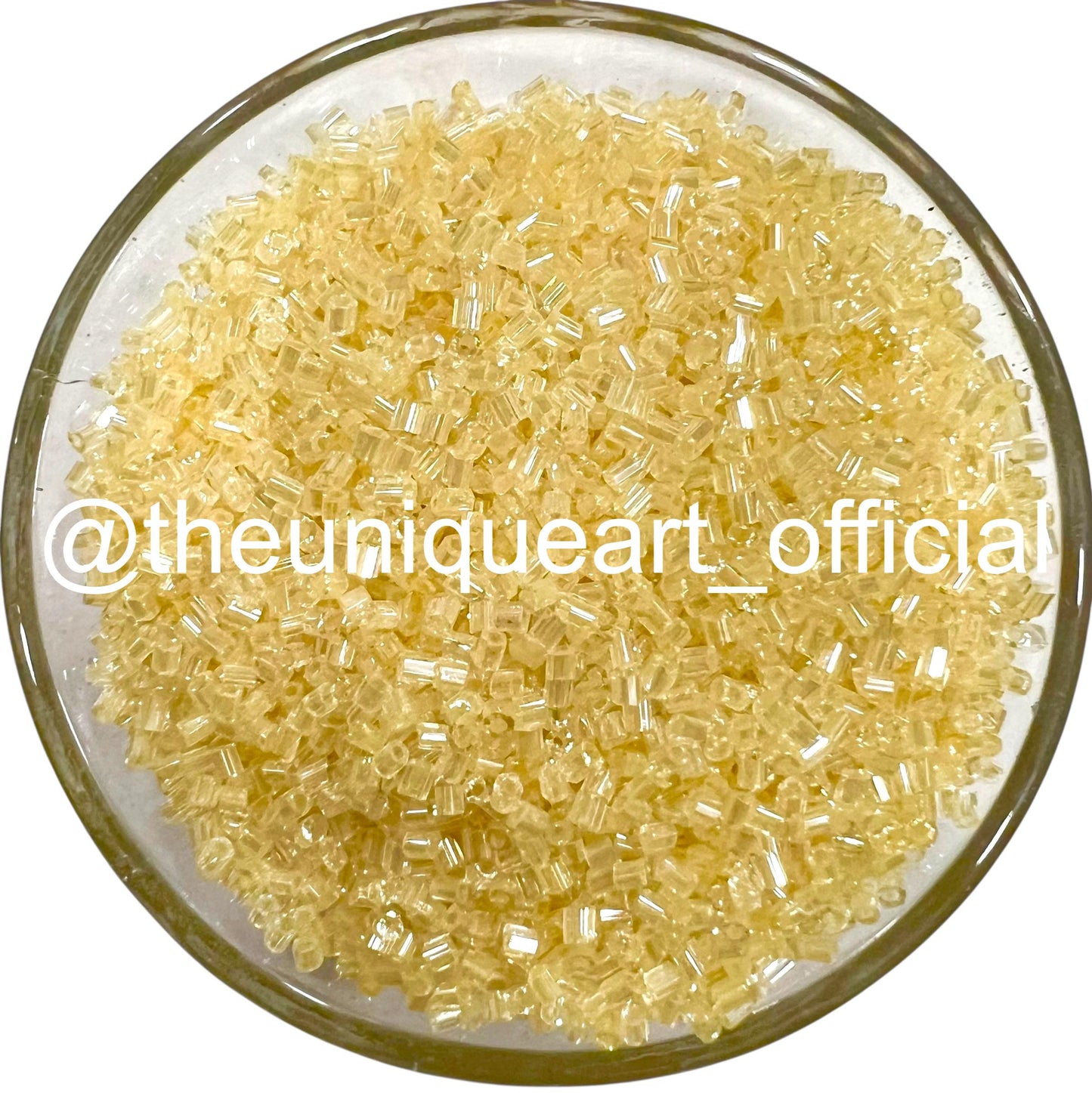 Light Beige Cut Beads